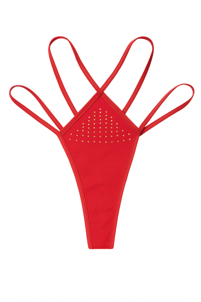 Perizoma bong rete da pesca nero S - XL stringhe sexy alla moda rete da